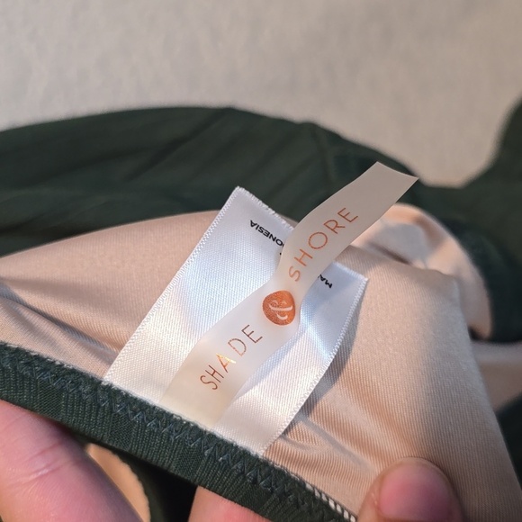 Shade & Shore Dark Green Swimwear - Picture 2 of 3